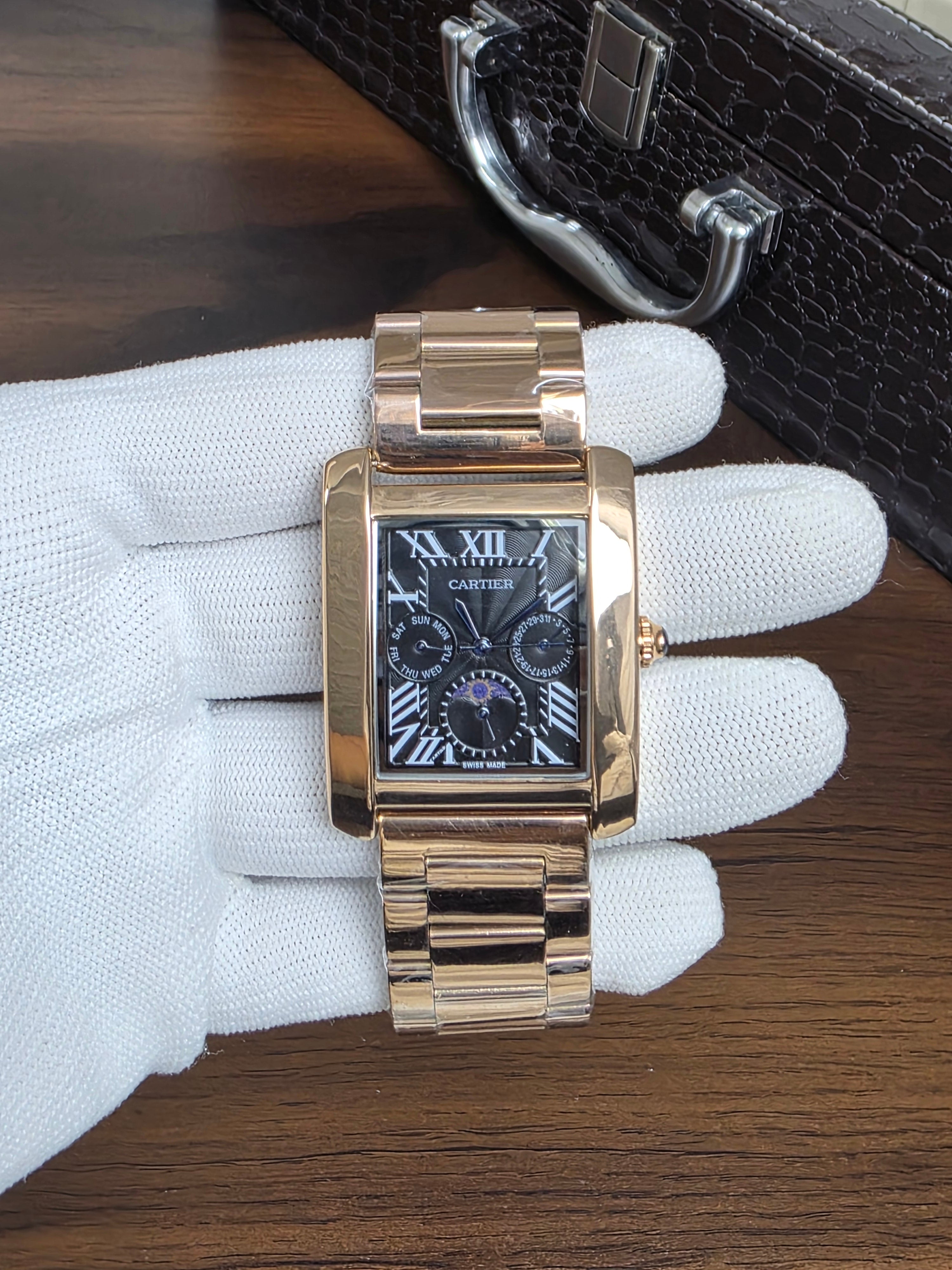 Cartier Tank Moonphase Chronograph 3 Colours