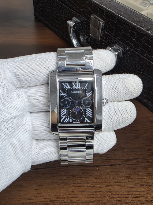 Cartier Tank Moonphase Chronograph 3 Colours