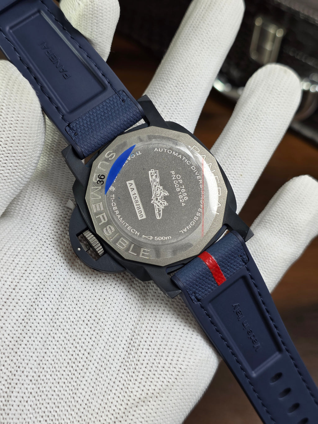 Panerai Submersible QuarantaQuattro Luna Rossa Ti-Ceramitech (PAM01543)