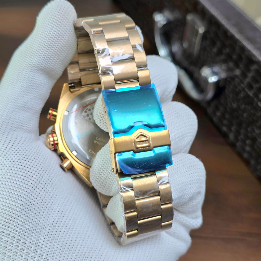 TAG Heuer Formula 1 Calibre 16 chronograph watch with a gold-tone finish (Quartz)