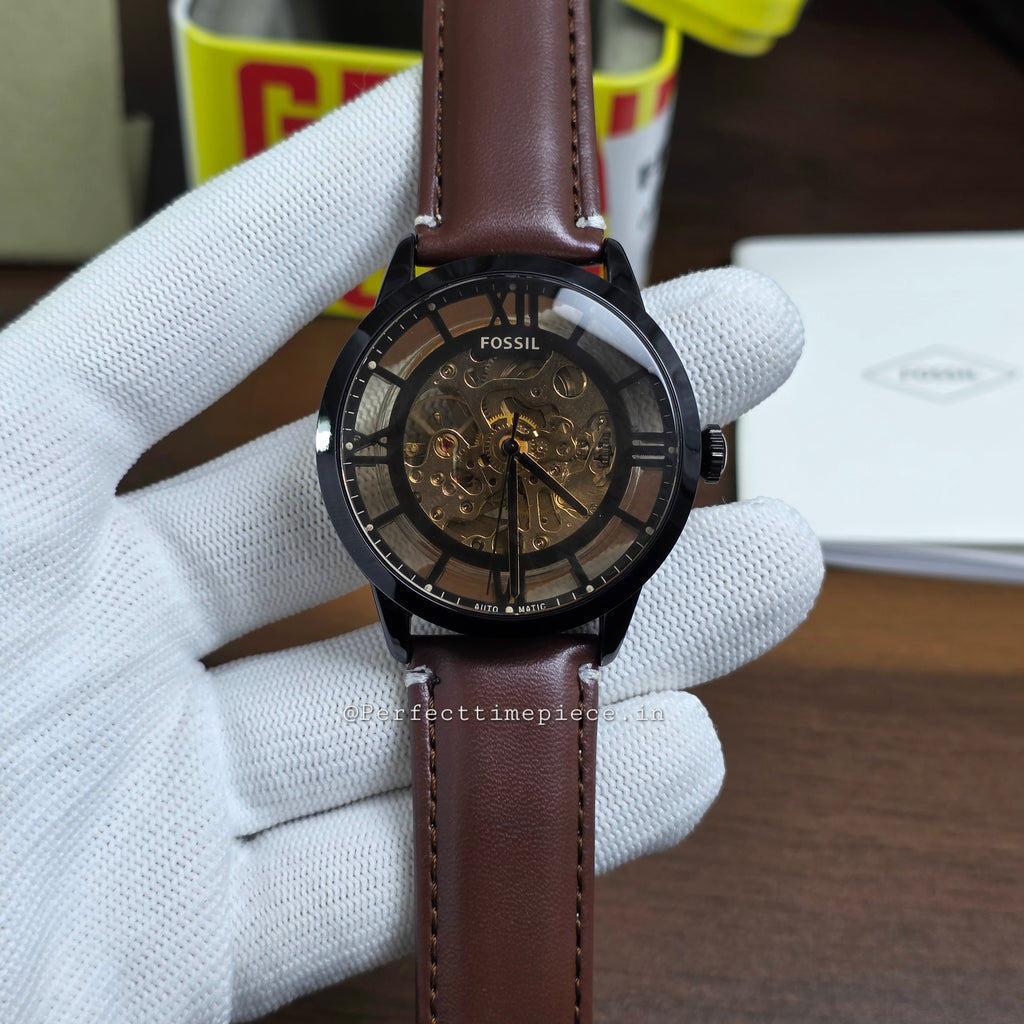 Fossil Townsman Automatic (skeleton dial) Brown