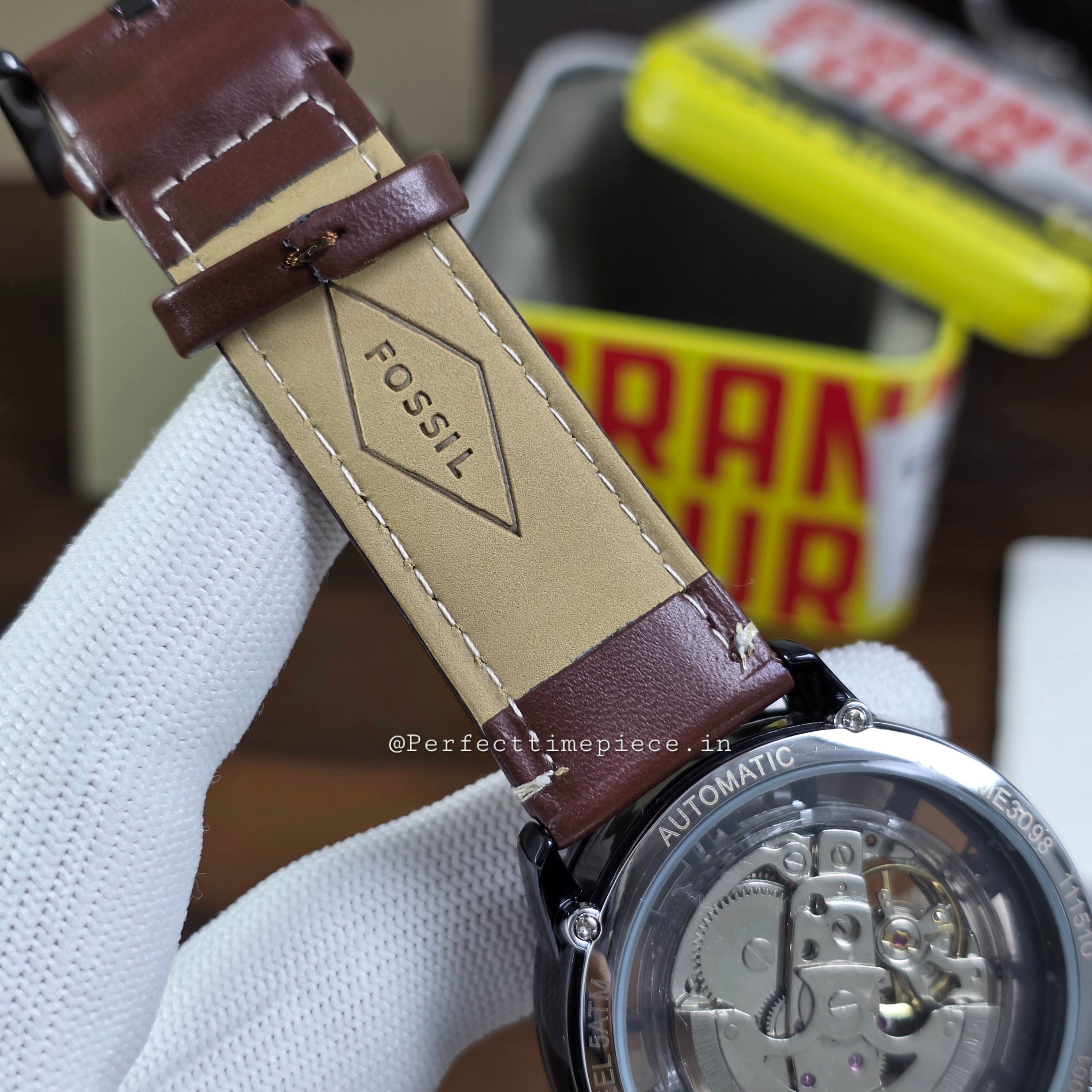 Fossil Townsman Automatic (skeleton dial) Brown