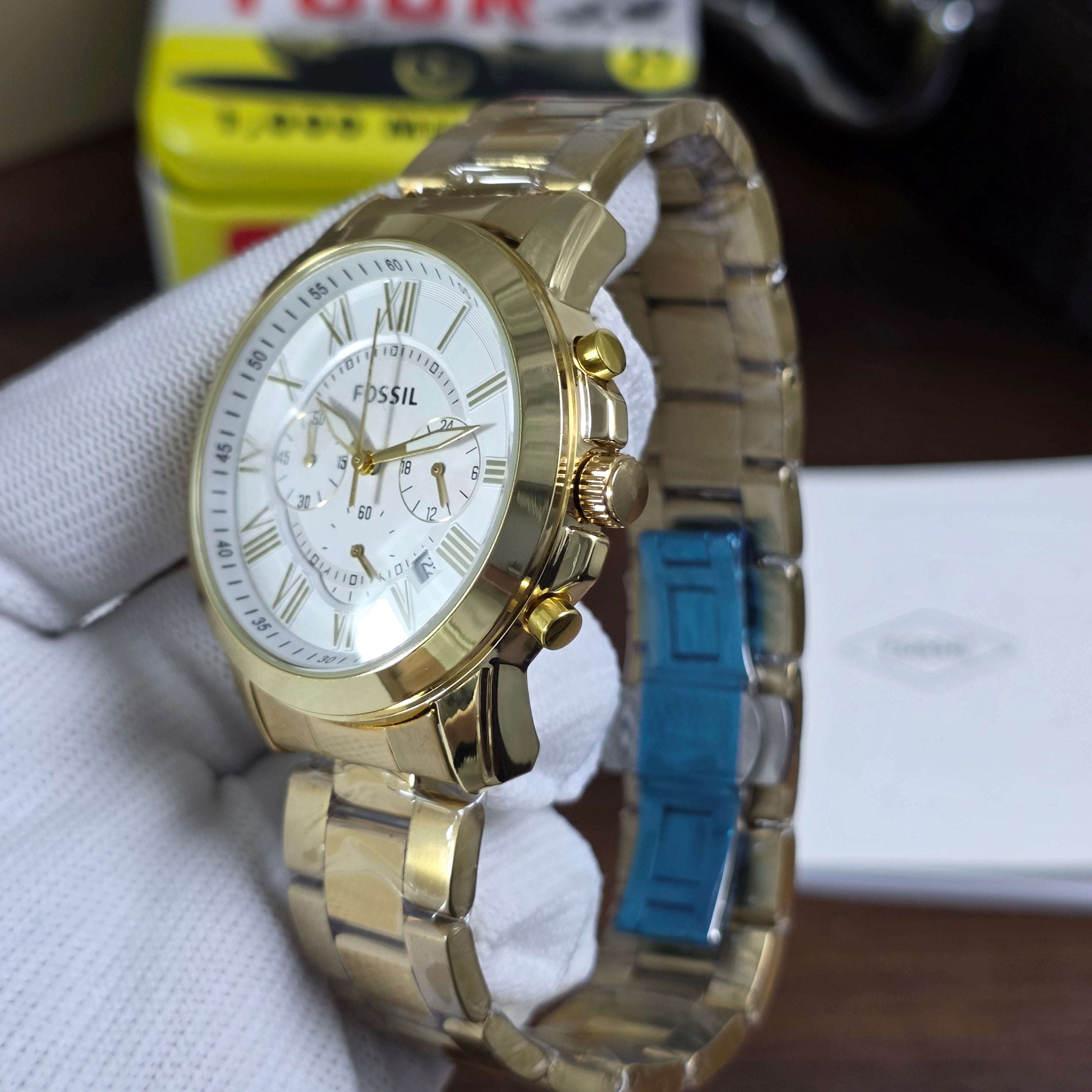 Fossil Grant Chronograph Gold Two Colours