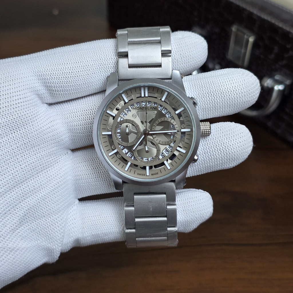 Mont Blanc Chronograph Metal or Leather Belts