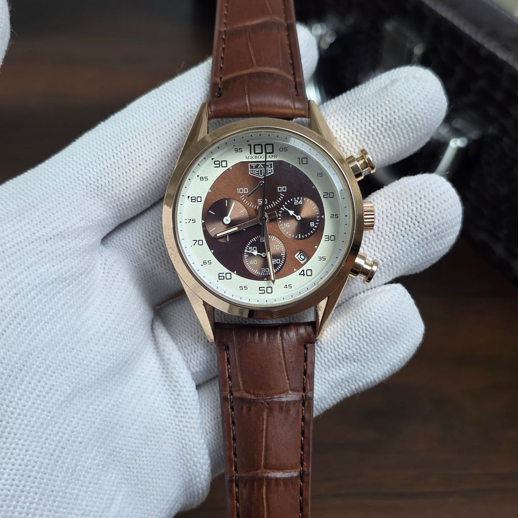 TAG Heuer Carrera Mikrograph Brown