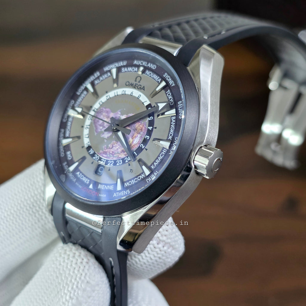 Omega Seamaster Aqua Terra Worldtimer Black