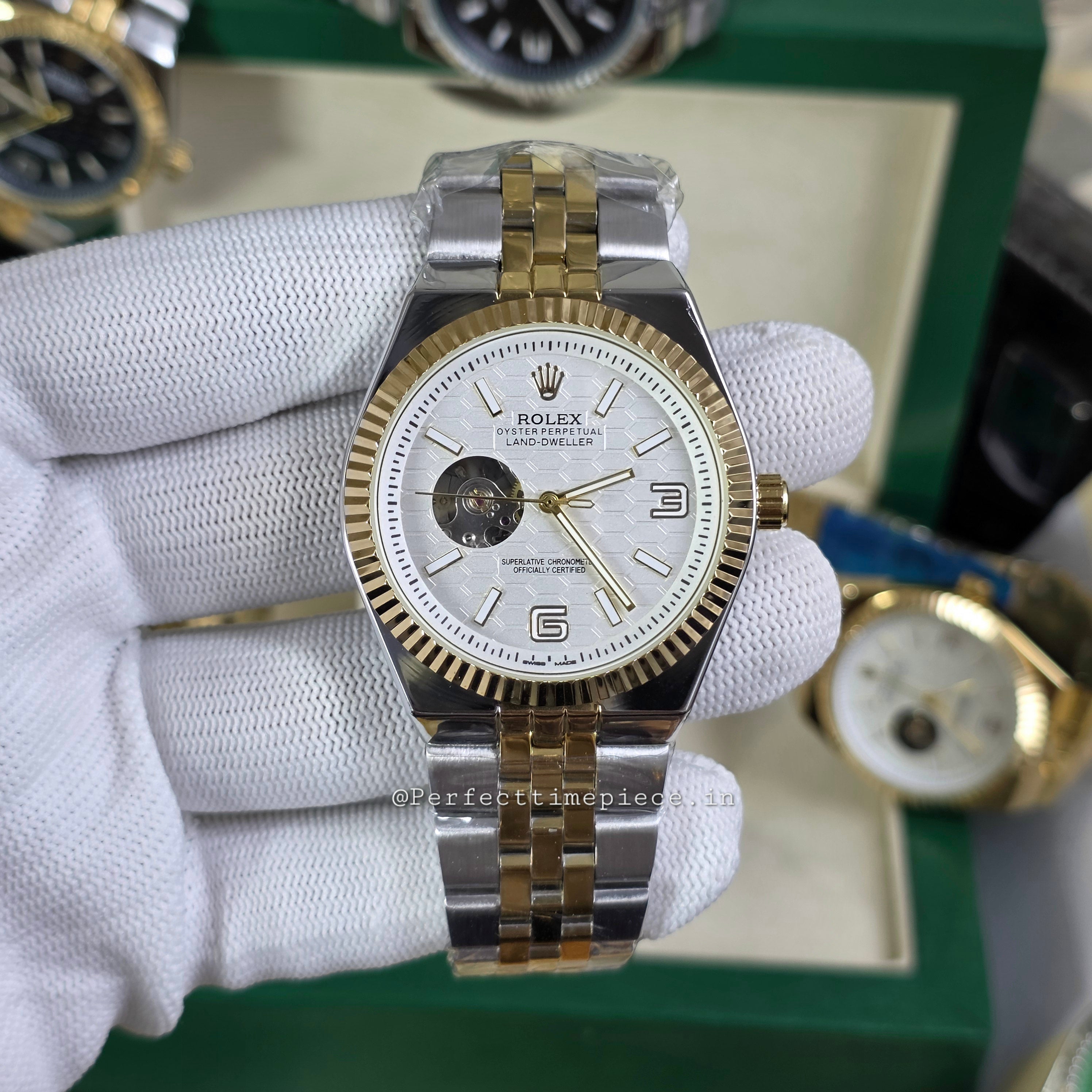 Rolex Oyster Land-Dweller Open Heart Automatic 4 Colours