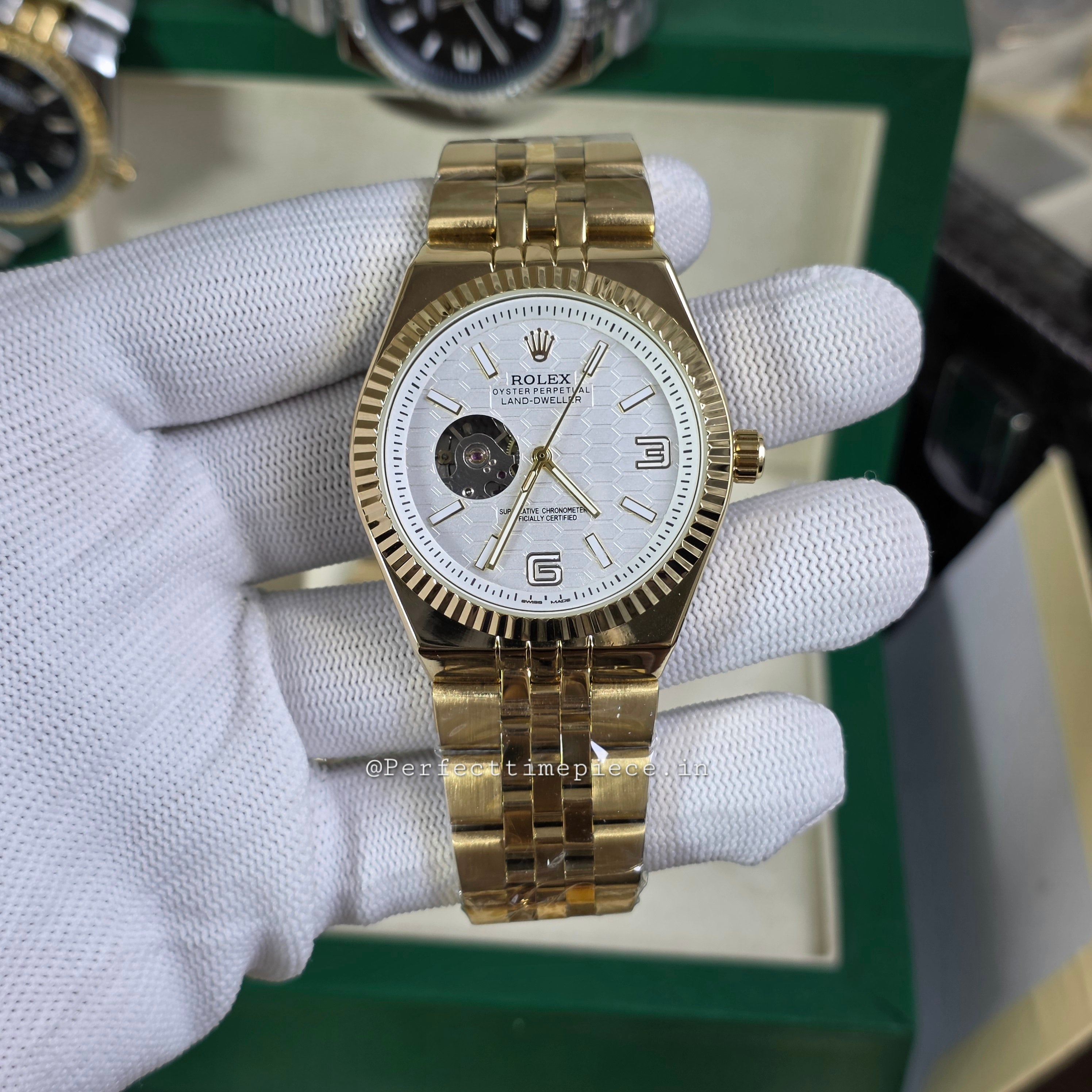 Rolex Oyster Land-Dweller Open Heart Automatic 4 Colours