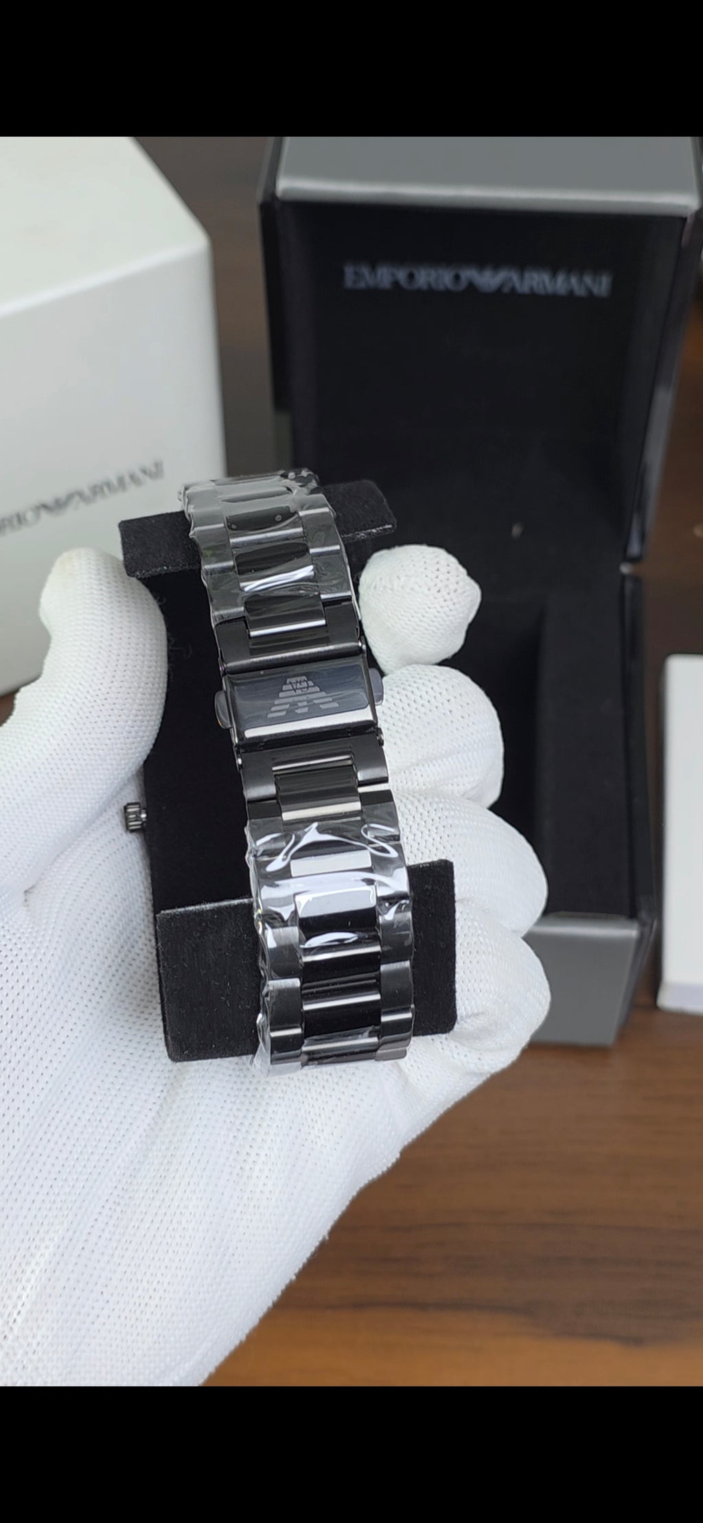 Emporio Armani AR11731 Black Blue Dial
