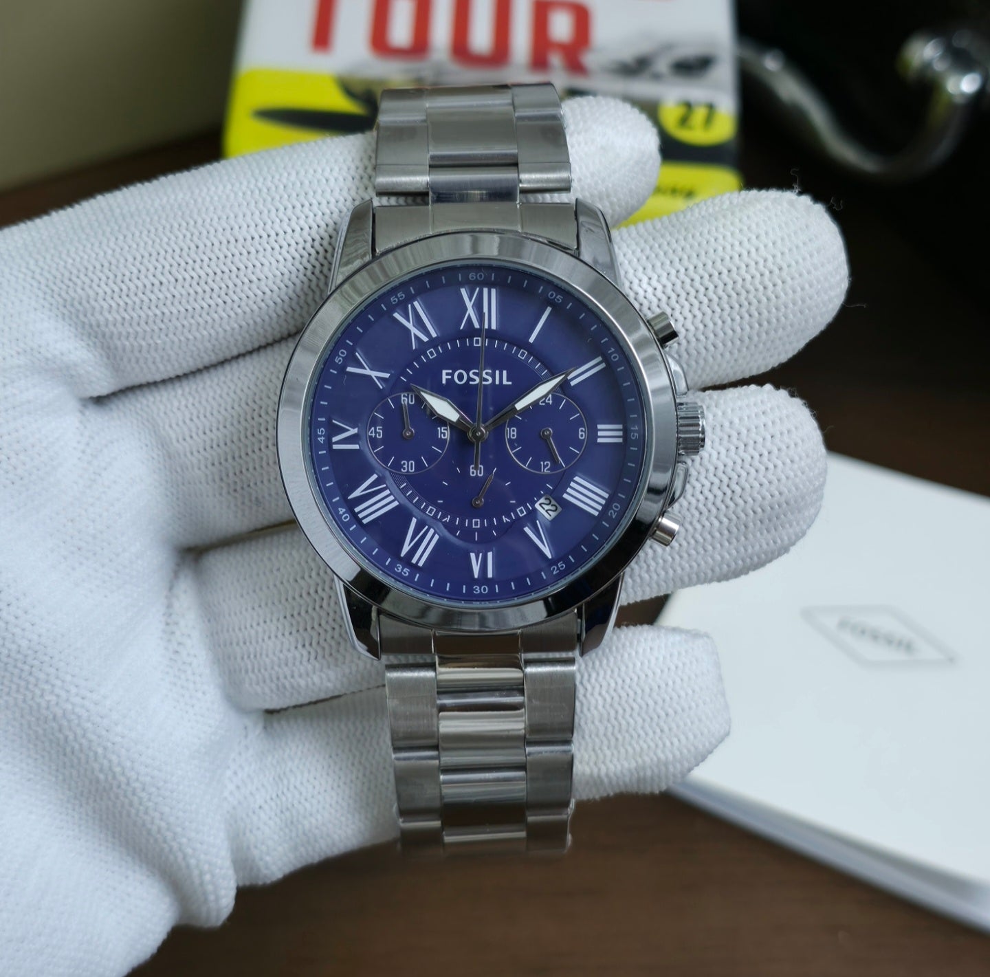 Fossil Grant Chronograph Watch 4 Colours