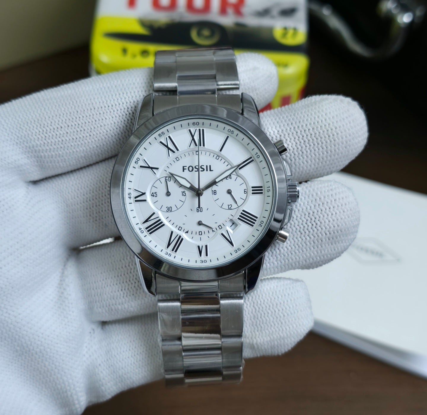 Fossil Grant Chronograph Watch 4 Colours