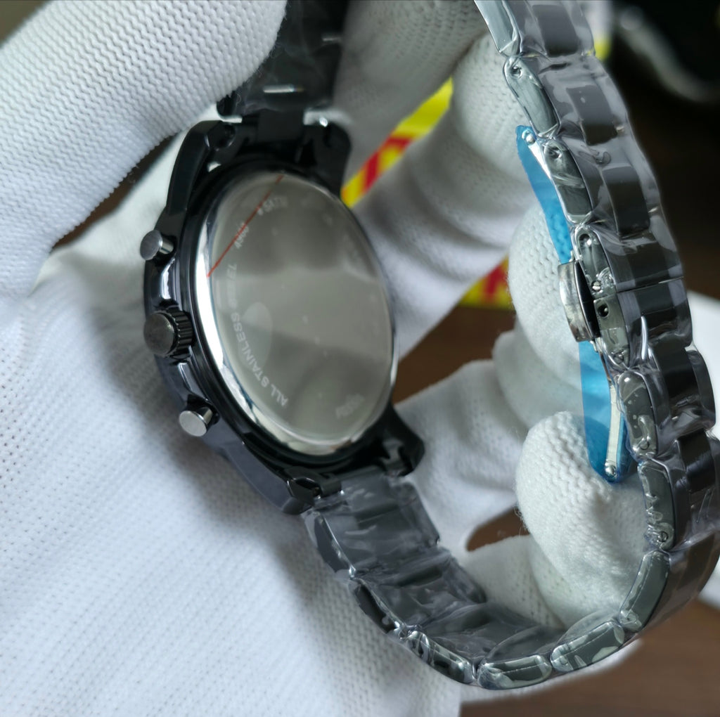 Fossil Grant Chronograph Black Two Colours