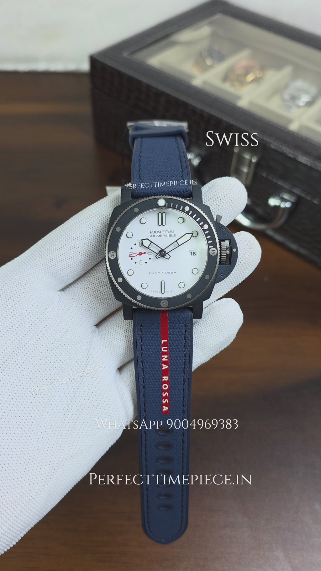 Panerai Submersible QuarantaQuattro Luna Rossa Ti-Ceramitech (PAM01543)