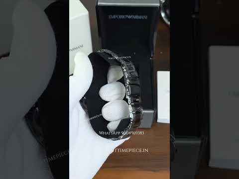 Emporio Armani AR11731 Black Blue Dial