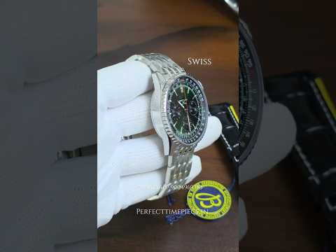 Breitling Navitimer Bo1 Chronograph AB0137241L1A1 Green Dial Swiss Eeta